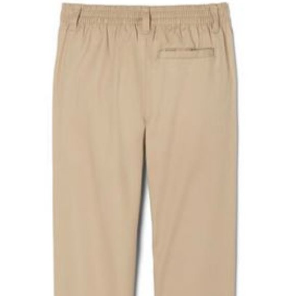 FRENCH TOAST Pull-On Relaxed Fit Stretch Twill Pant, Khaki, Boys Size 18 - Picture 2 of 6